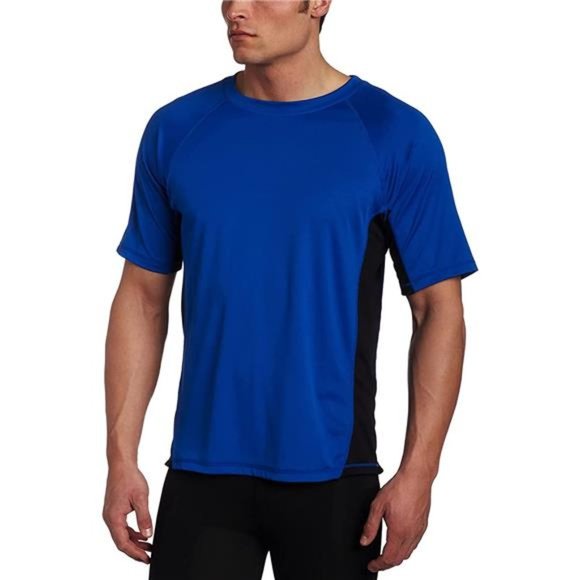 Other - Men's Cb Rashguard UPF 50+ Swim Shirts (Regular & Extended Sizes) - Royal